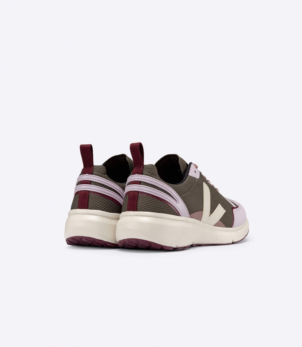 Veja Trainers Womens Olive/Pink - Condor 2 Alveomesh - UEOJ-18523